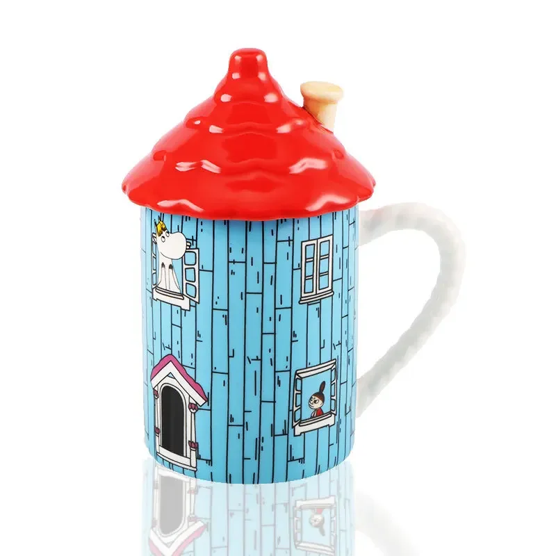 Anime Merchandise Mugs - Caneca de Cerâmica M-Moomins House 401-500ml,