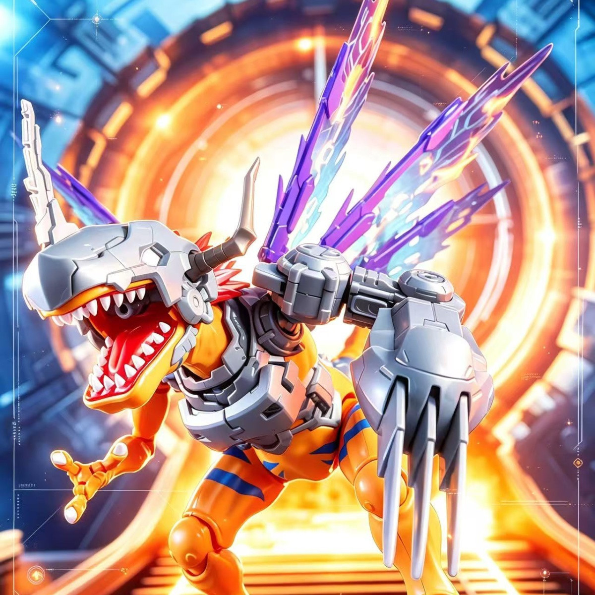 Bandai Gundam Hg - Modelo Jws KO FRSDigimon Metal Greymon,