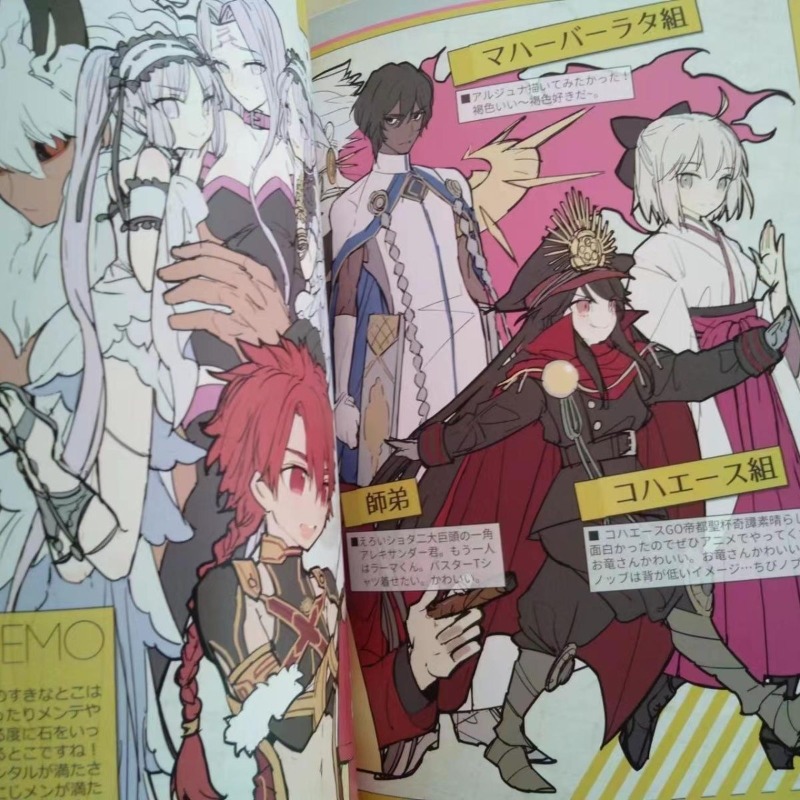Fate Anime Merchandise - 2 livros Fate GO MEMO 1