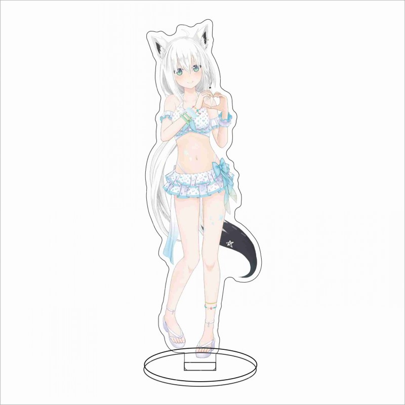 16CM Anime Hololive Shirakami  - Anime Merchandise Collection avaliação e preço