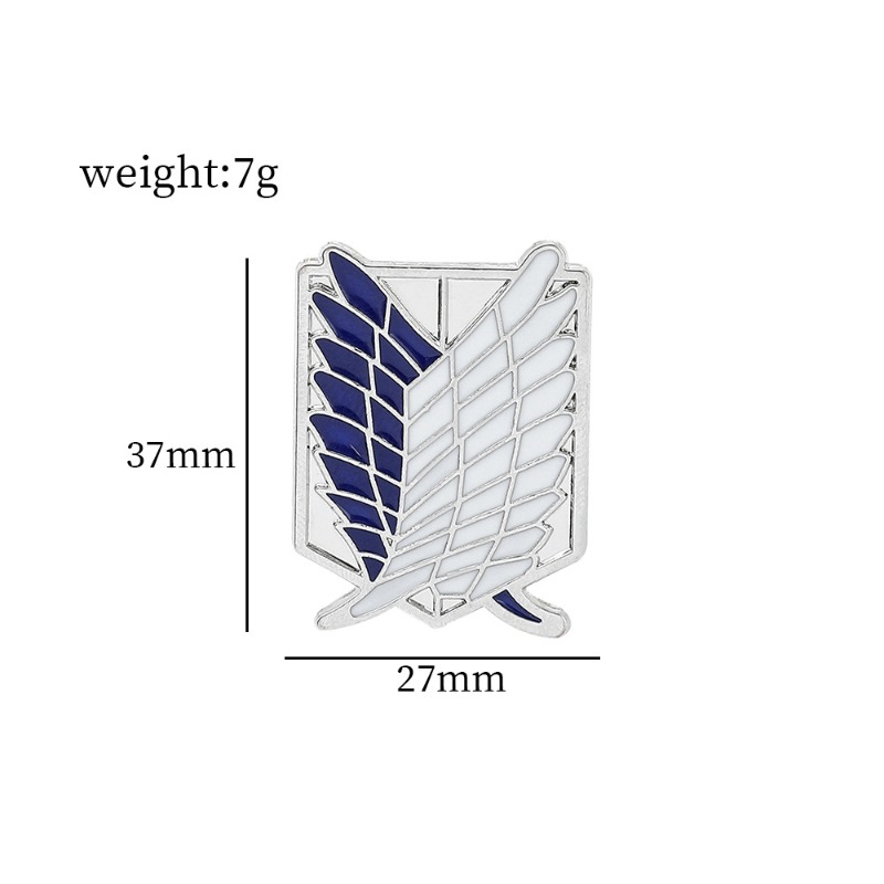 Broche Estilo Attack on Titan, - Popular Anime Merchandise avaliação e preço